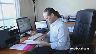 Teen Secretary Assfucked Hard By Horny Boss