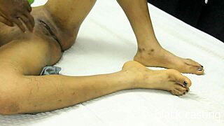 narrating how african ebony teen destroys cucumber with big black cock roommate in dorm bedroom