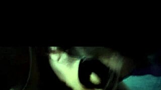 Wife gives chubby milf blowjob on big black cock from two angles