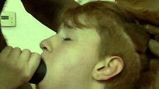 ever seen a redhead stepsister guzzle bbc jizz facial?