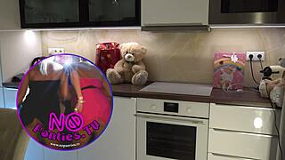 Skinny Lesbian No Panties Fake Casting Shoot