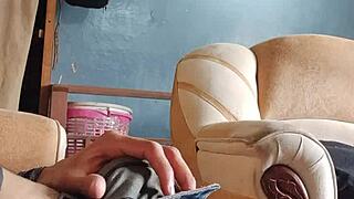 Who wouldn't stroke watching her panty tease?