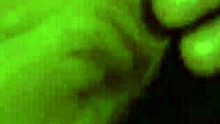 Arab milf teacher instructs ebony lover on erotic blowjob techniques.