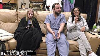 Jasmine Roses' Thigh Blasted In Cum After Nurse Domination Fuck