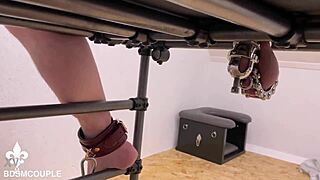 how long you been waiting in that cage slut?