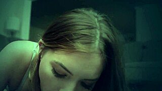 amateur teen pov handjob and blowjob ends with hot cumshot explosion 💦🍆😍