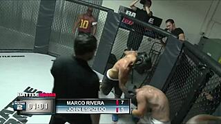 Mulani Rivera craves cum blasts, but her big tits steal the hot sperm show.