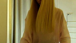 Skinny Lesbian No Panties Fake Casting Shoot