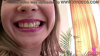 Nympho Teen Bridget K Rides Cock Deep Before Facial Cum Explosion