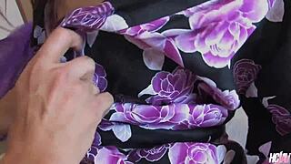 japanese ruri kikukawa's hairy pussy overflows with hot creampie load