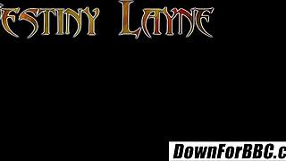 Destiny Lane Rides Enormous BBC Deep