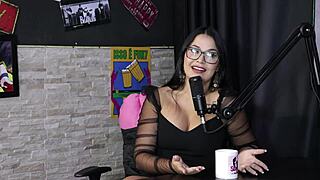 belinha baracho masturbates sheer red lingerie hot! 🔥💦