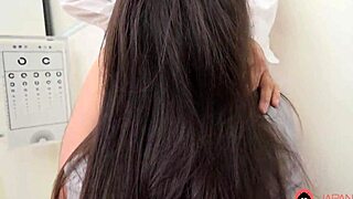 Japanese milf Ren Yuuki masturbates then enjoys threesome with toys uncensored.