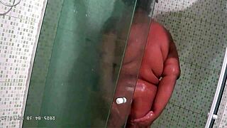 hidden cam catches fat stepmom lingerie tit flash