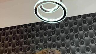 Sara Jay fingers mature pussy in sheer leather lingerie!