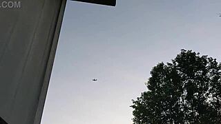 mature solo handjob on big cock leads to riverview orgasm 💦