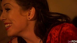 Blonde Licks Shaved Pussy In Corset Lingerie