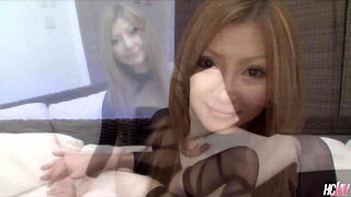 shiho kano trapped in 3some creampie between two cocks