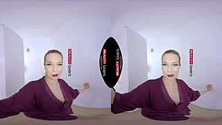 Mommy loves fishnets! Watch her deepthroat and ride in heels.