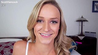emma hixx skinny blonde pov blowjob ends in hot cum facial