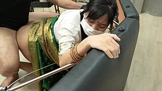 indian girl tattoos and suddenly orgasms hard in pussy