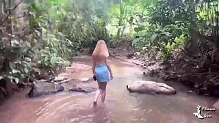 First outdoor date skinny teen fucks friend's friend?