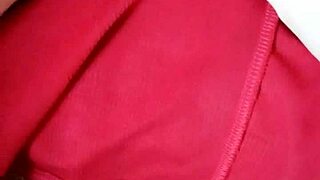 Gretala pisses standing up in balloon fetish scene