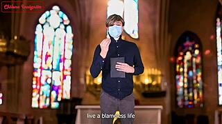 Sinful nun seeks redemption but ends blessed with cum?