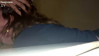 wanna see this blonde girlfriend gag on cock till throat bulges with dick?