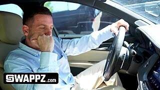 Job interview flips to stepdaughter swap foursome chaos