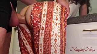 curvy maid lets me creampie her pussy for extra tip