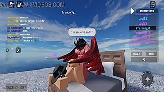 Prostitute condom sex turns wild in roblox hotel room