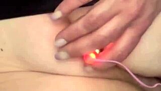 curvy brunette squirts hard before big natural tits anal pounding