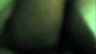 Curvy ebony babe rides big cock doggy bedroom spanking kiss