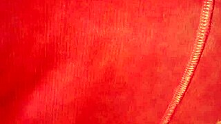 Gretala pisses standing up in balloon fetish scene