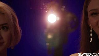 Insatiable Lena Devours Olivia's Luscious Body and Pussy Hungrily