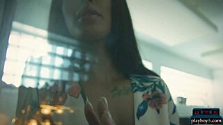 why hide when big booty ebony harley dean strips lingerie showing every curve?