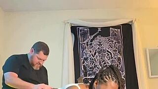 amateur ebony bends over deepthroat creampie homemade holiday doggy