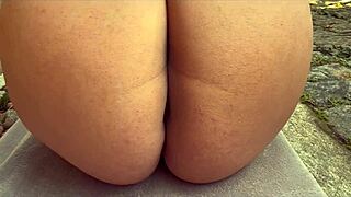 oh damn my big ass esposa showin off that monster thong...