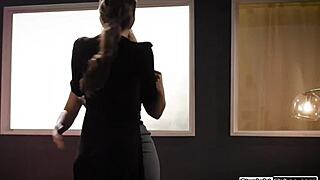 Pi sneaks in catches cheating wife and dives tongue deep into her milf pussy