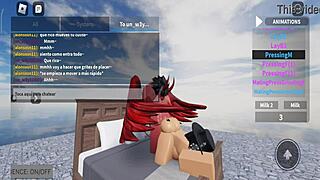Prostitute condom sex turns wild in roblox hotel room