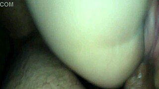 Brunette bbw girlfriend bends over for rough anal assfucking in bedroom