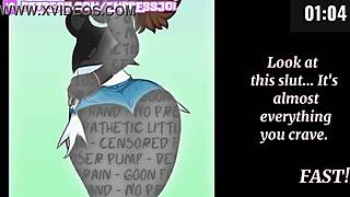 😈 4 min joi challenge: beta, jerk to censored feet or face femdom humiliation! ⏱️