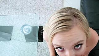 inexperienced stepsis bailey brooke learns cock sucking from me!