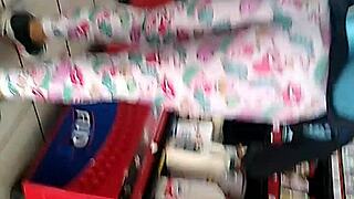 Big Ass Mexican Bends Over in Store Fuck