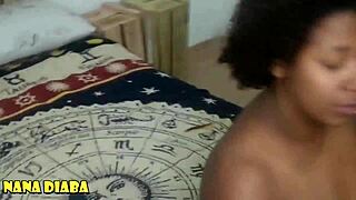 boyfriend of my friend shows me his monster cock size up close