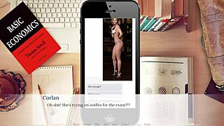 let's play with emma's big tits in library 📚💦