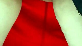 Gretala pisses standing up in balloon fetish scene