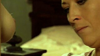 Voyeur Lesbian Slave Masturbates Watching Naked Madame Orgasm