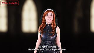 Sinful nun seeks redemption but ends blessed with cum?